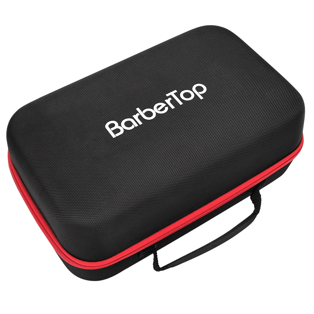 BARBERTOP-Bolsa de almacenamiento para cortadora eléctrica, caja de almacenamiento para tijeras de barbero, afeitadoras, secador de pelo, vitrina a