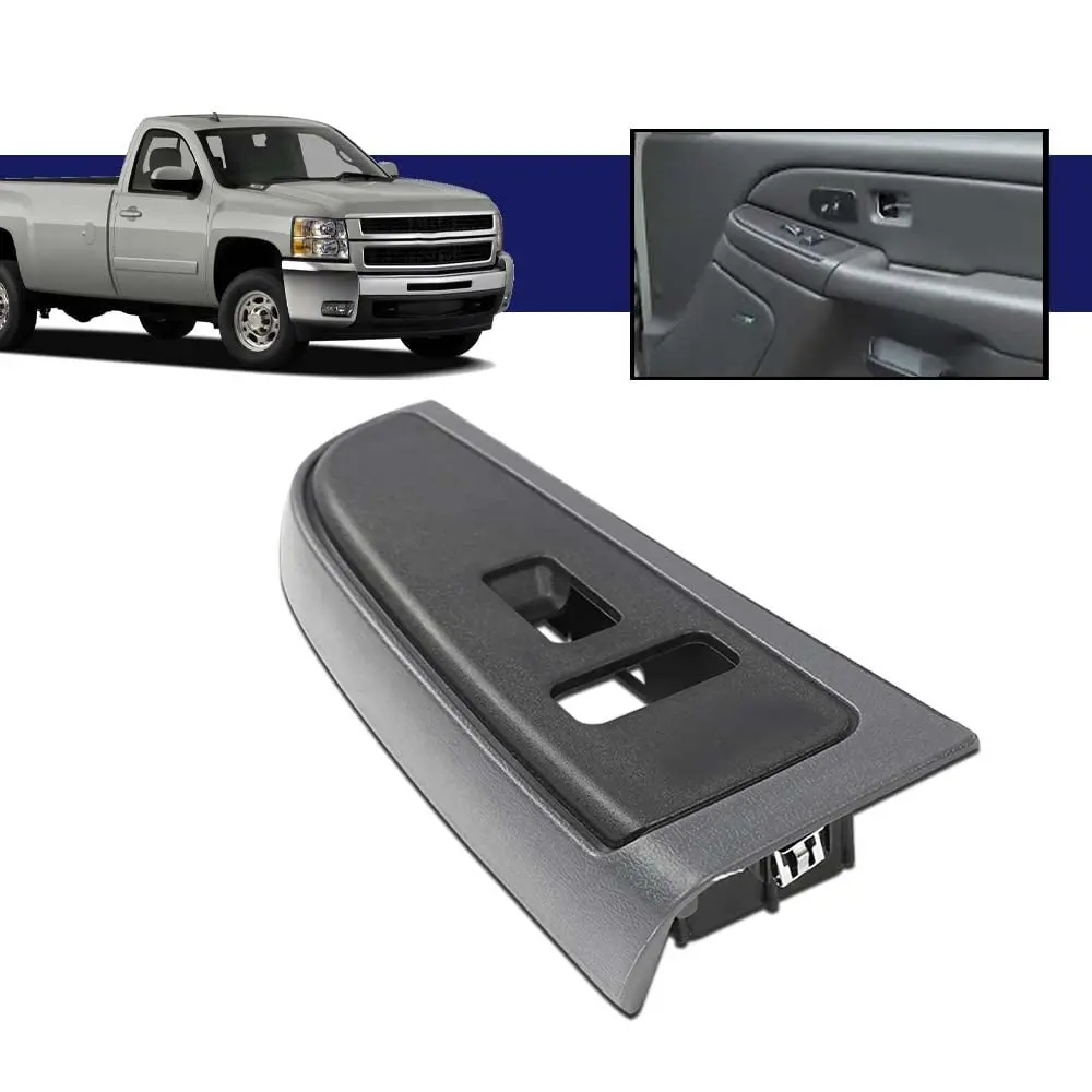 

Новая рамка переключателя стеклоподъемника со стороны переднего пассажира для Chevy GMC Cadillac 89045120