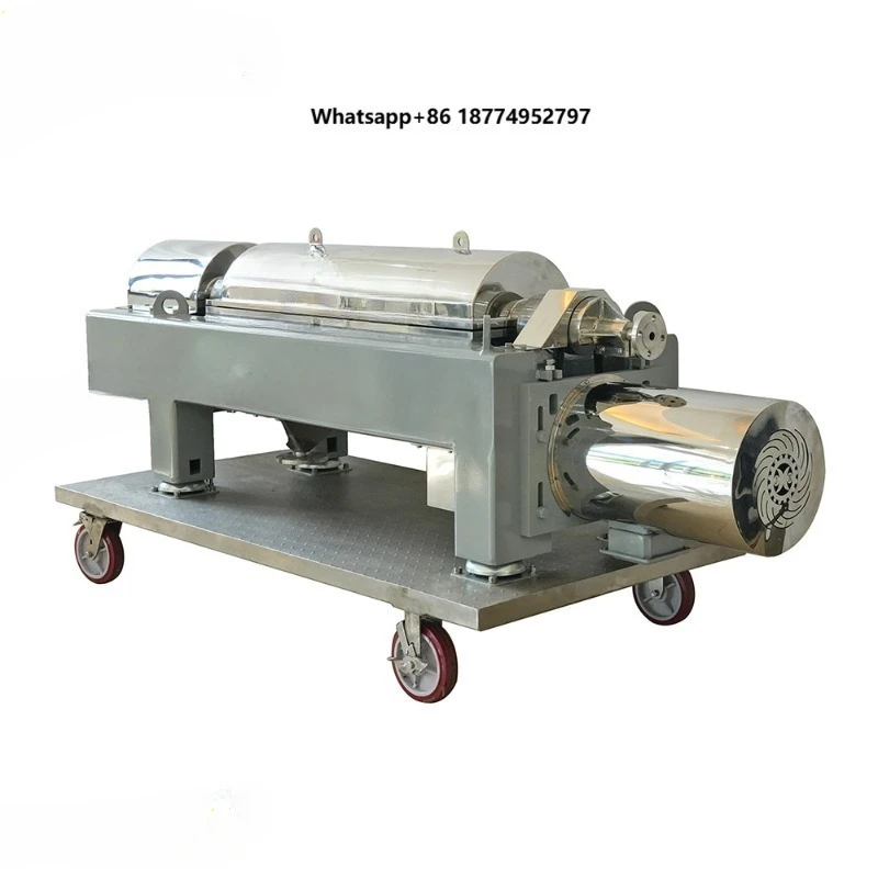 Horizontal Centrifugal Separator for  Cooking Oil (UCO) Purification Animal Fat Rendering Motor Pump Engine Core Components