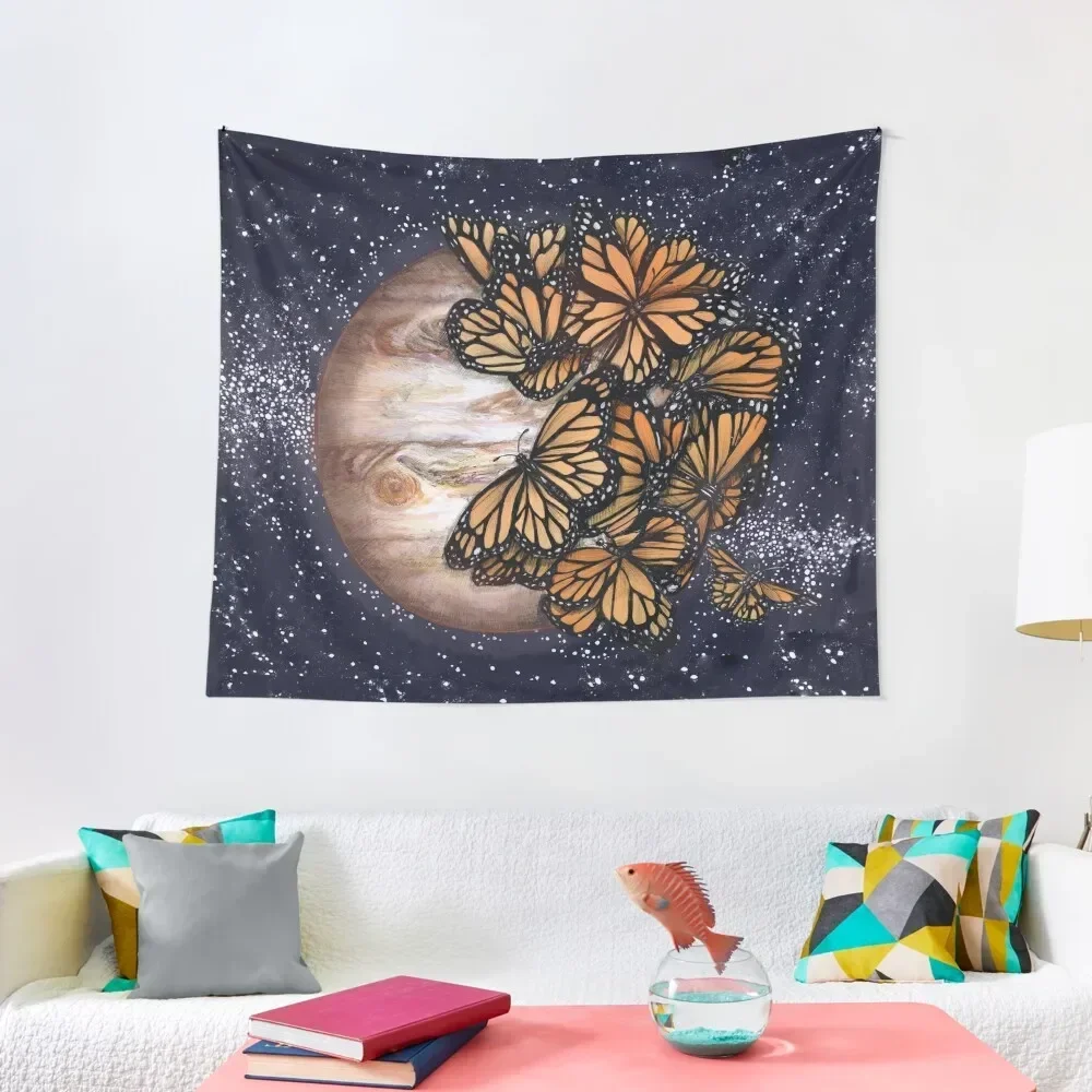 

Jupiter's Butterflies Colour Version Tapestry On The Wall Home Supplies Tapestry