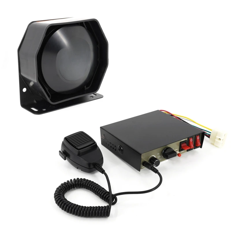 

200W super loud 9-tone alarm sound speaker 12V 24V car car loudspeaker