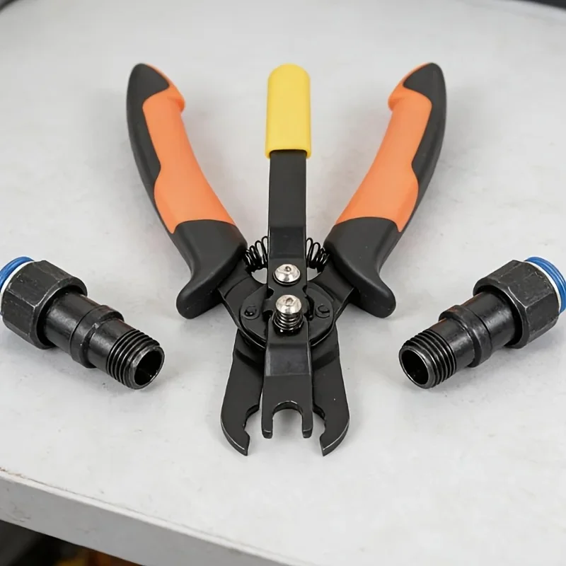 Pneumatic Disconnect Tool Disconnect Pliers Set for Push-to-Connect Pneumatic Fittings Quick Disconnect Air Hose Removal Tool