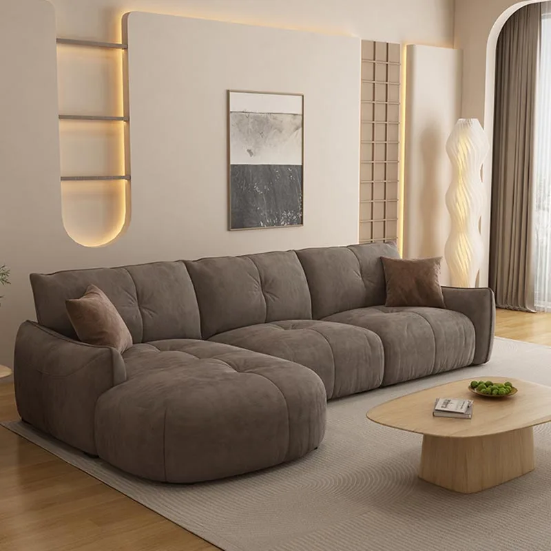 

Sleeping Relax Modern Sofas Simple Double Fillers Puffs Living Room Sofa Recliner Designer Divani Da Soggiorno Bedroom Furniture