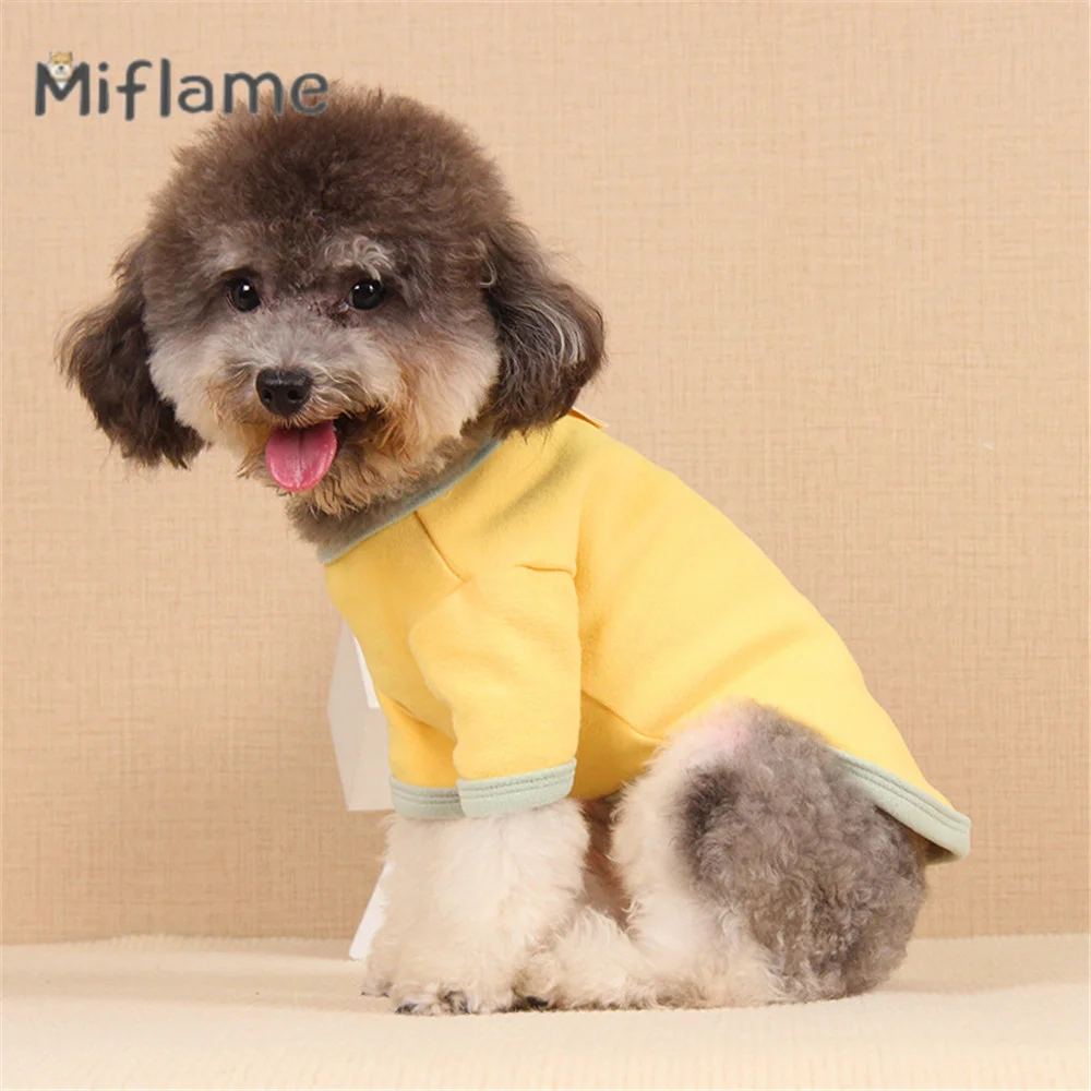 

Miflame Fashion Simplicity Small Dogs Pullover Cute Warm Cat Dog Clothes Teddy Bichon Ragdoll Comfortable Pet Sweater Costume