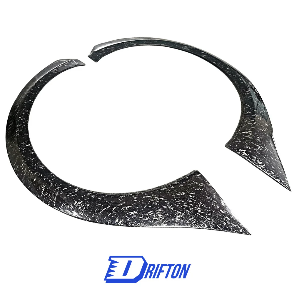 

Forged Carbon Fiber Varis 2019 Style Rear Fender Trim Wheels Flare For Nissan R35 GTR Body Kit Bodykit 2017 2018 2019 2020 2021