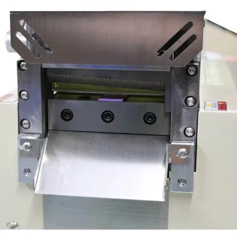 HX-120DK New Fully Automatic PVC HPL TPE Furniture Edge Bands Punching Printing Cutting Machine