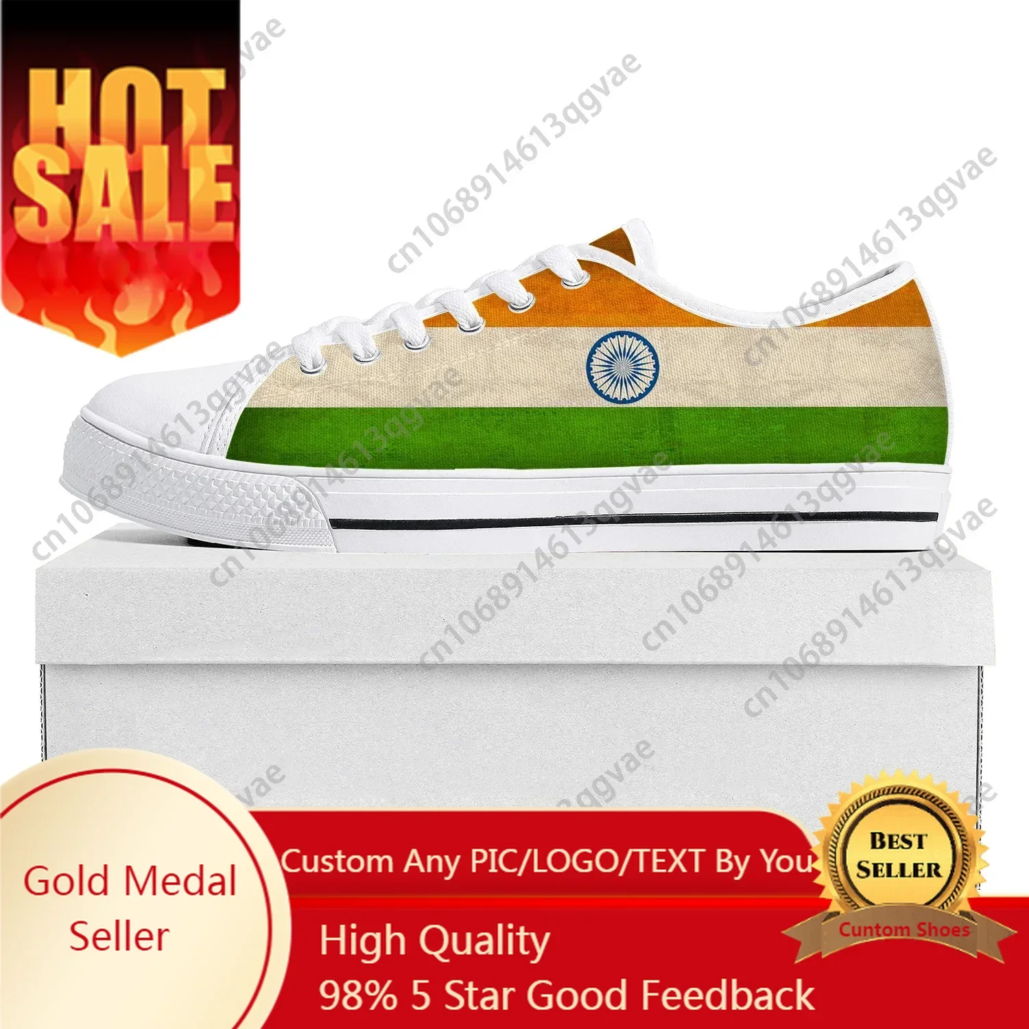 

Indian Flag Low Top High Quality Sneakers Mens Womens Teenager Canvas Sneaker India Prode Casual Couple Shoes Custom Shoe