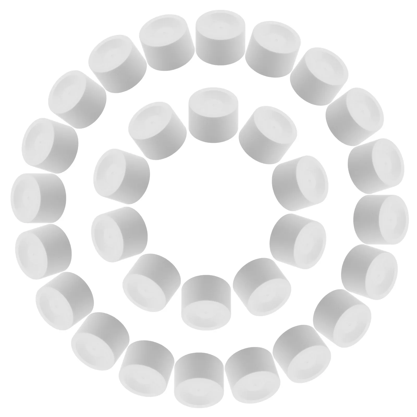 100Pcs Face Wash Bottle Caps Leak Proof Flip Lid Toothpaste Dispenser Caps Reusable Bathroom Bottle Replacement Tops