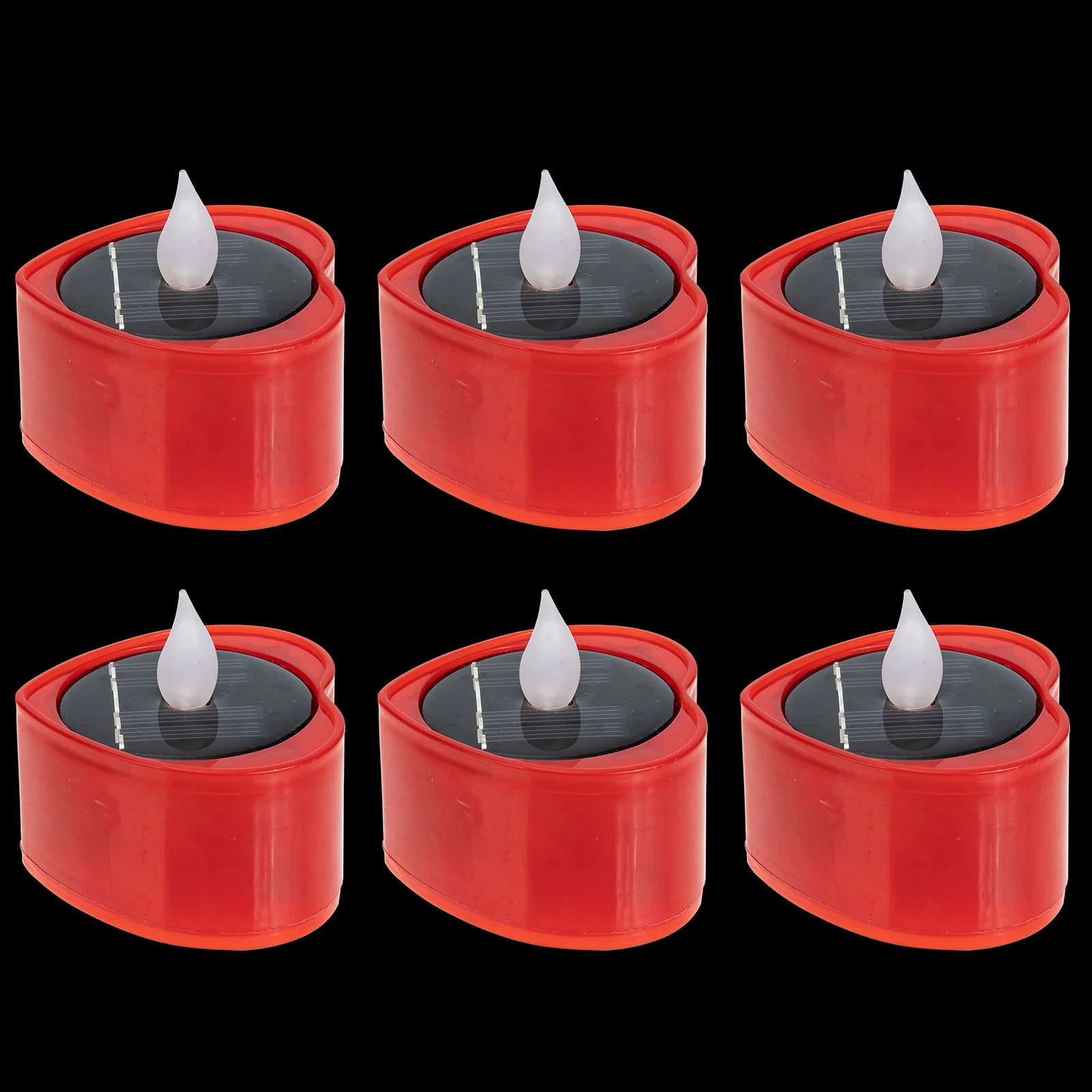 

Solar Tealight LED C Lights Rechargeable Nickel Hydride Premium Material Anti Splash Wide Application Home Yard
