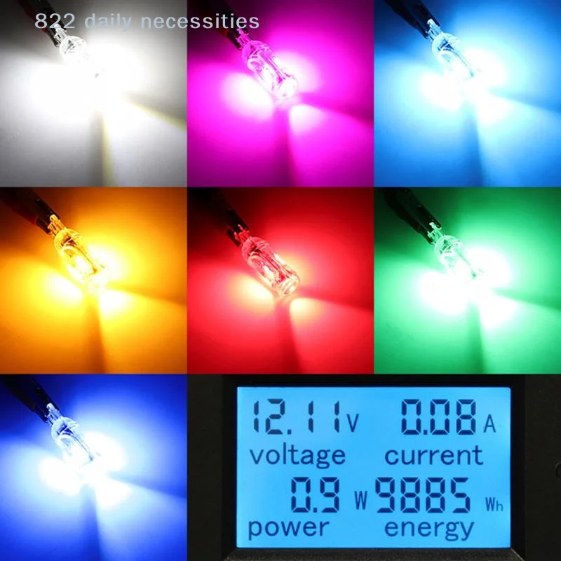 convenientHigh Performance T10 194 168 W5W LED 2835 SMD Bulbs 6000K for Superior Car Interior Light Illumination