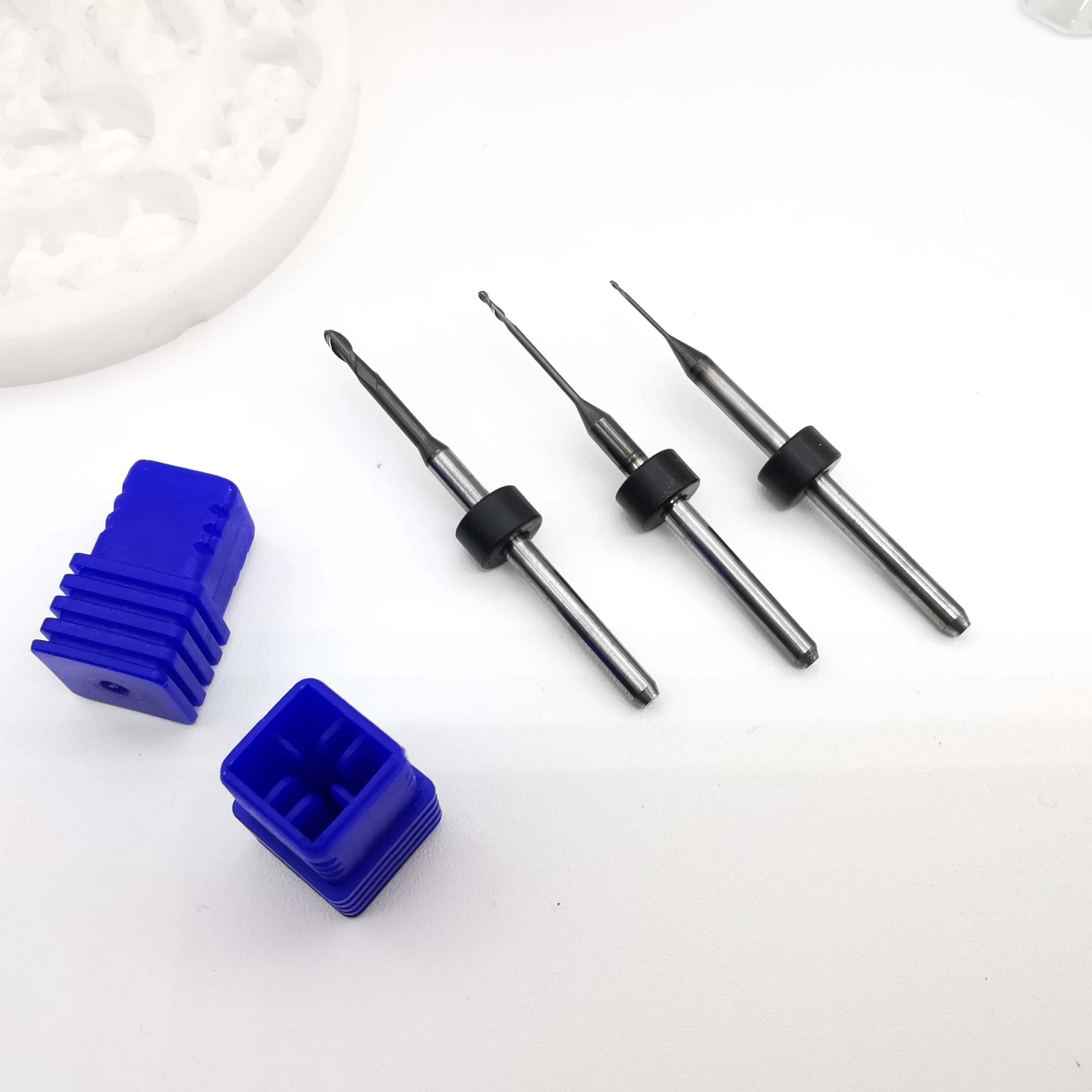 Dental LNY Burs Cad Cam Milling Zirconia Wax PMMA Burs Tungsten Carbide Made  D3 D6 CVD DC DLC