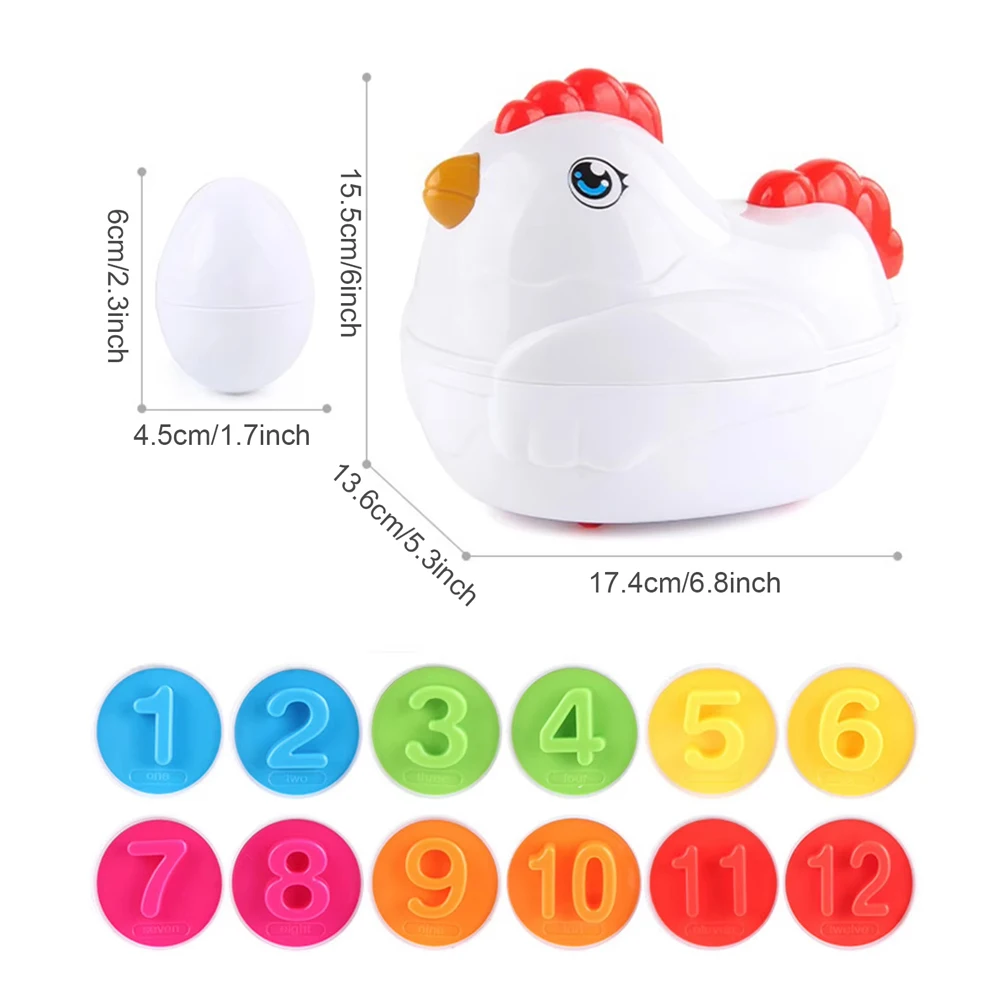 12 ovos correspondentes montessori sensoriais brinquedos do bebê ovos de páscoa galinha cores formas classificador aprendizagem brinquedo educativo para crianças presentes