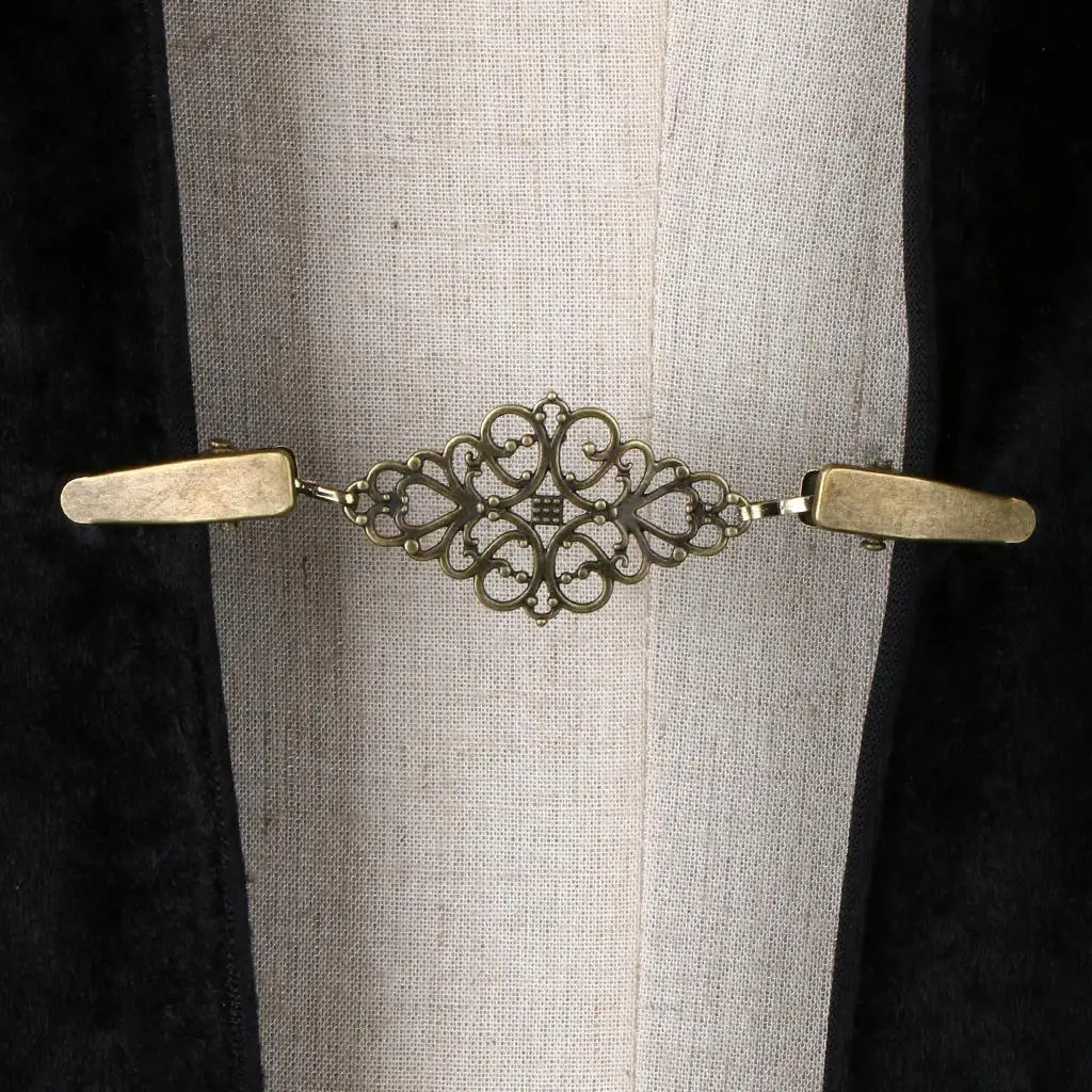 Sweater Guard Brooch Alloy Clip Blouse Cardigan Shawl Holder for Women Maine Accessories