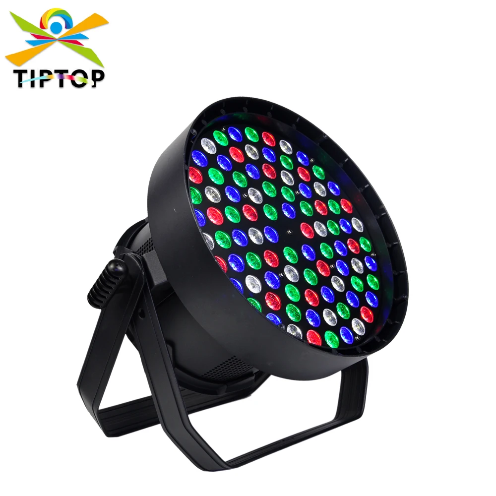 TIPTOP 90x3W RGBW Single Color Big Size Led Par Light Indoor IP20 Aluminum Cover Hand by Hand Power DMX Cable High Brightness