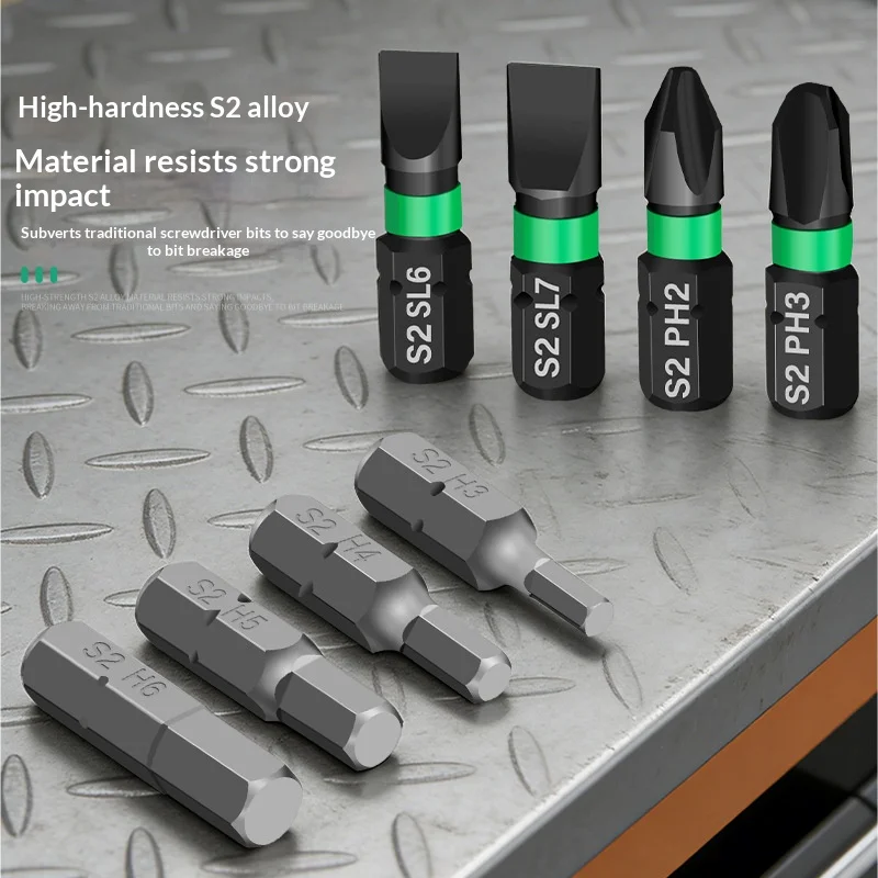 S2 Battery Screwdriver Kit Toolbox Set Professional Drill Batch Impact Bit Driver Magnet Hexagonal Magnetic Holder Torx Tamper