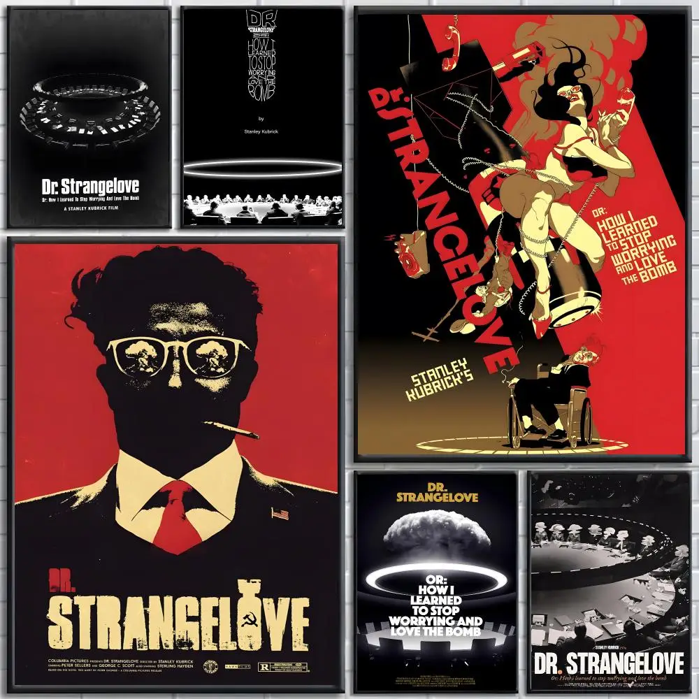 D-Dr. Strangelove Poster posters for bedrooms and living rooms high definition cartoon movie-themed wall art.