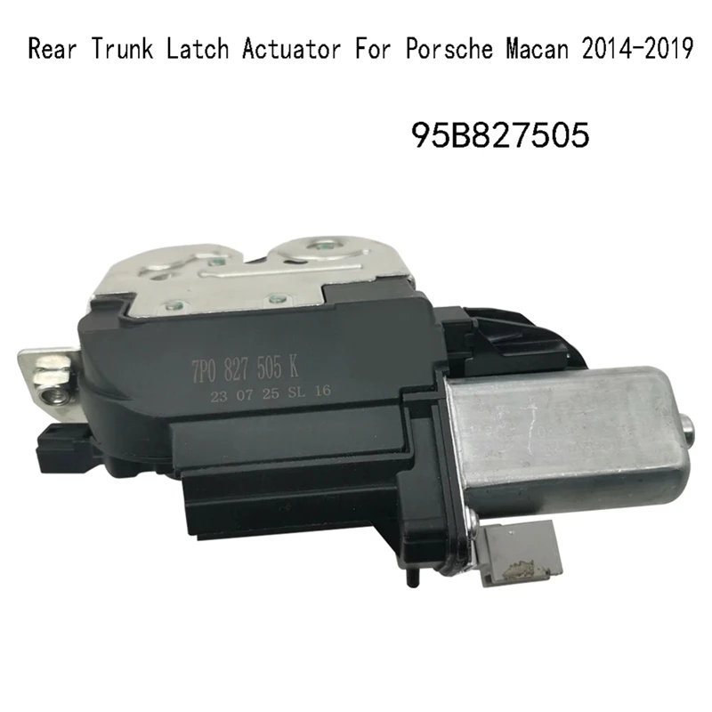 

95B827505 Rear Trunk Latch Actuator For Porsche Macan 2014-2019