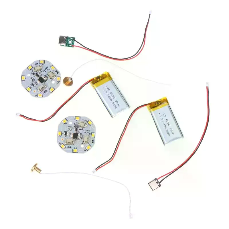 5V Single Color Touch Stepless Dimming Night Light Type-C /DC Charging Control Board Led Desk Lamp Panel Induction Switch