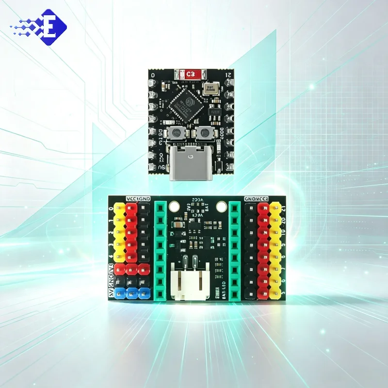 Ultra-small Esp32-c3 Supermini Risc-v Iot Board With Expansion Board Ieee802.11 Wifi Ble5 Module Rich Io Ports Support Lithium