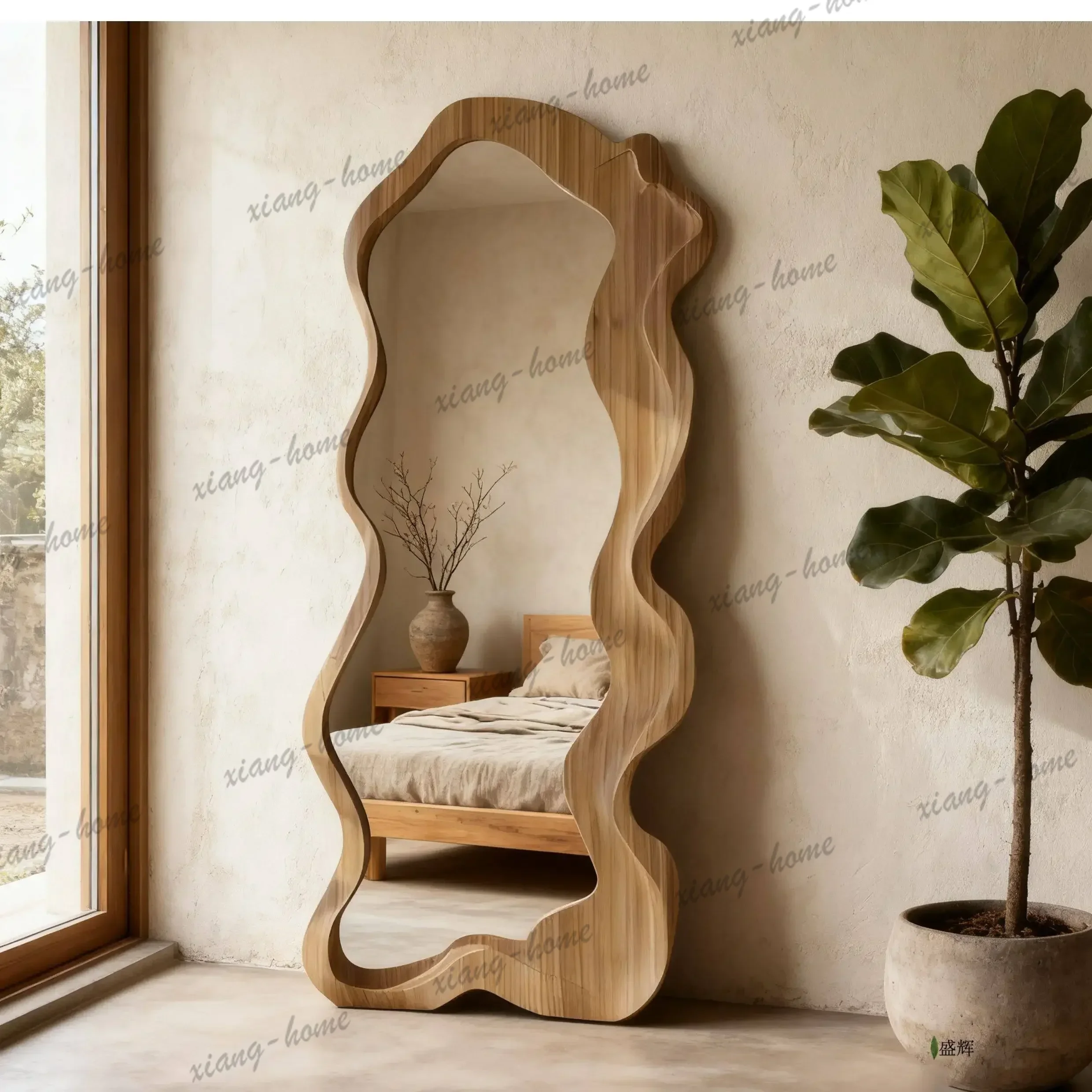 ld Cute Big Floor Decorative Mirrors Floor Standing Princess Nordic Mirrors Full Body Standing Espejos Decorativos Home