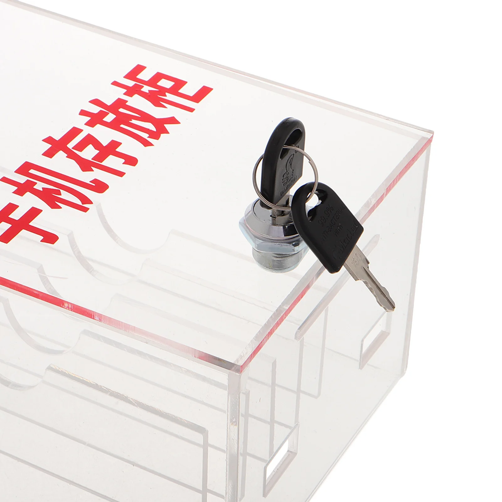 خزانة خلوية للهاتف المحمول لتخزين الفصول الدراسية ورف شفاف للهاتف المحمول