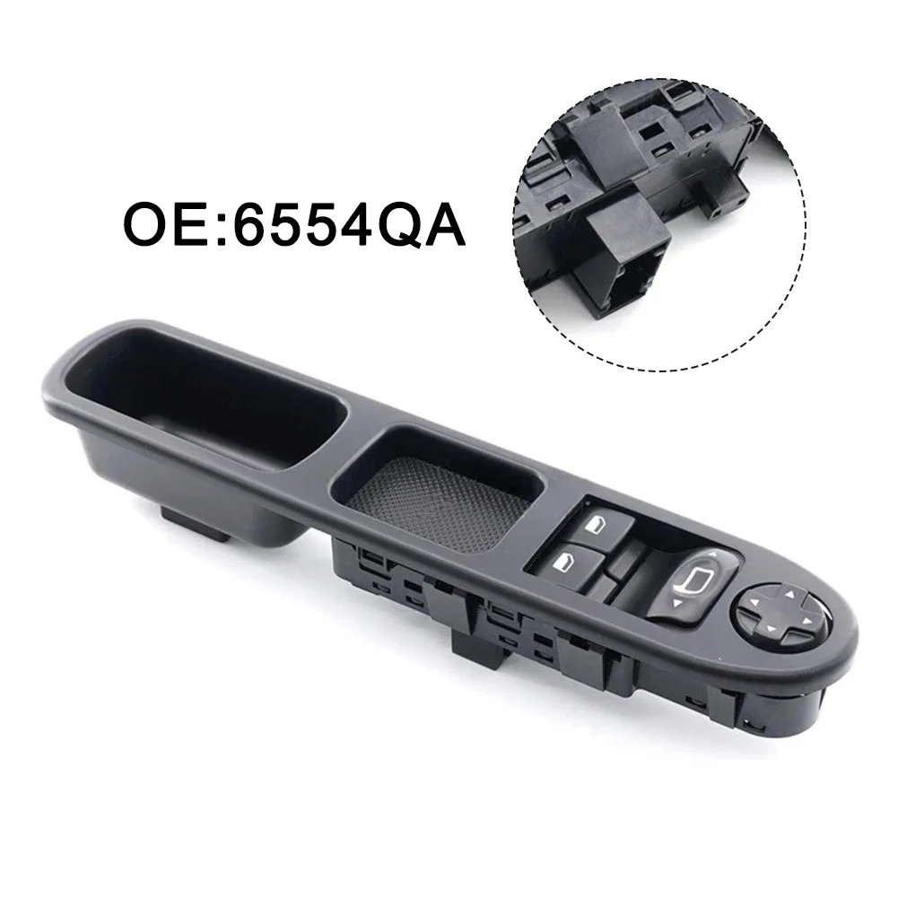 Car Electric Window Switch With Folding Mirror Function For 207 CC SW 1.4 1.6 HDi RC Turbo VTi OEM 6554QA 6554PZ Interior Contro