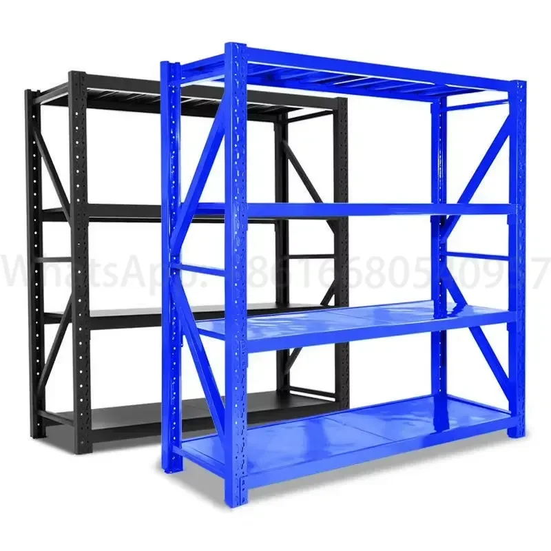 Heavy Slotted Boltless Welded Garage Shelving Unit Storage Stacking Steel Mesh Racking Racks