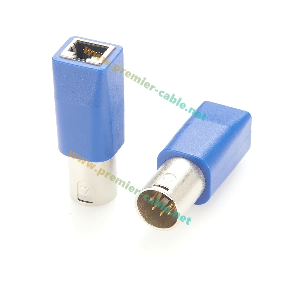 5Pin XLR DMX إلى RJ45 أنثى CAT5e موصل RJ45 إيثرنت إلى 5Pin XLR محول الصوت لخلاطات مكبرات الصوت في استوديو تسجيل المرحلة