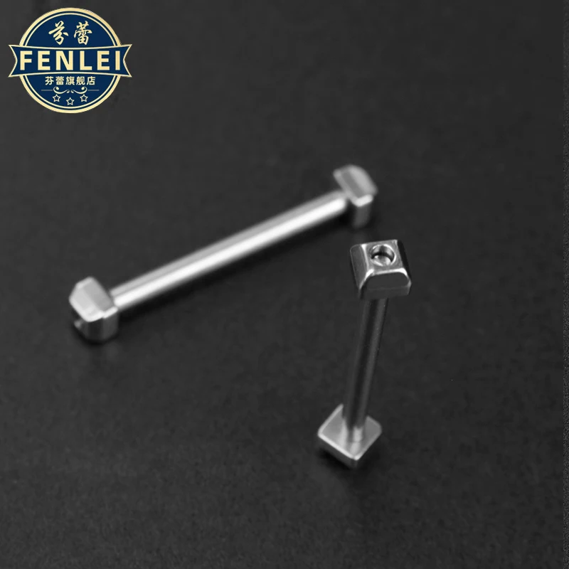 For Cartier PASHA Watch accessories belt stainless steel connecting rod Table ear Strap screw rod Fixed axis 16mm 18mm 20mm 22mm