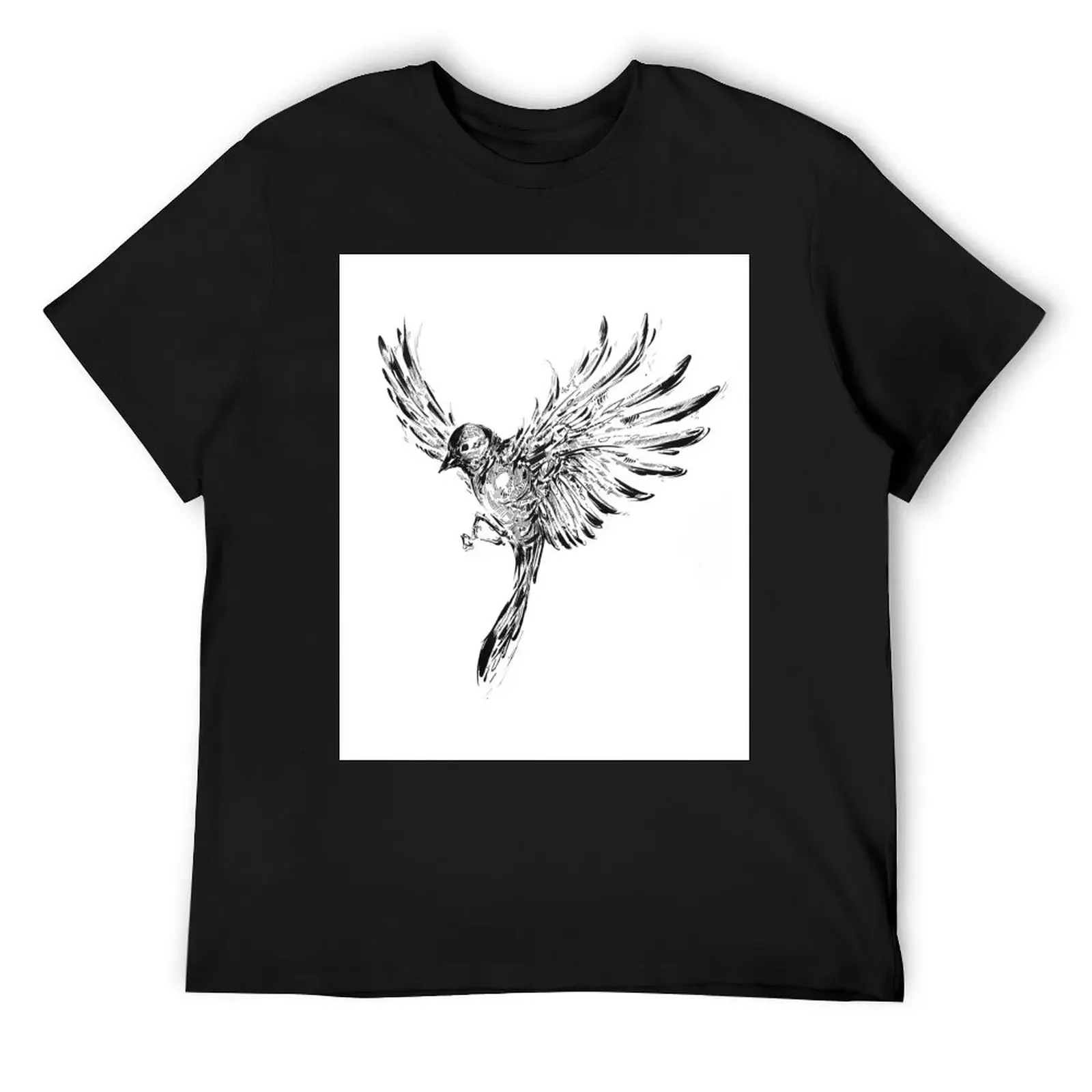 Flying Bird T-Shirt custom t shirt Blouse mens fashion