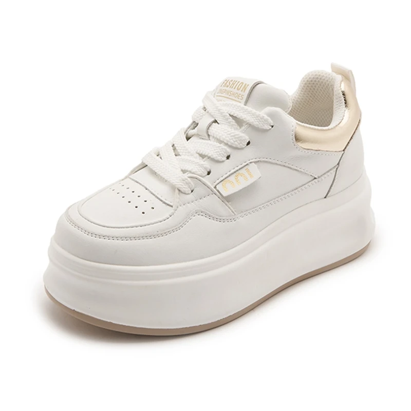 

AIYUQI 2026 New Women's Sneakers shoe Thick-soled, platform white chunky sneakers women Plus-size flat spring student shoes girl