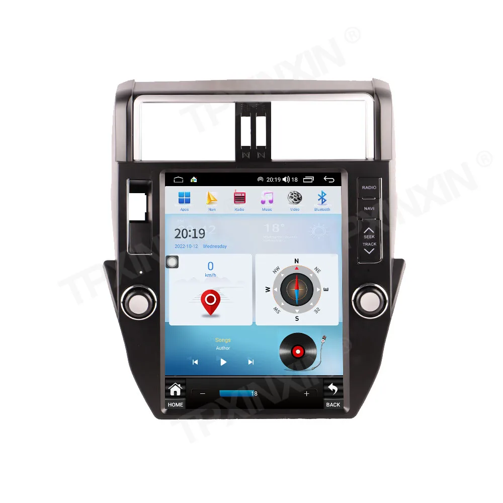 Android Carplay Radio Coche With For Toyota Land Cruiser Prado 150 2012 2013 2014 2015 2016 2017 GPS Navigation Player Head Unit