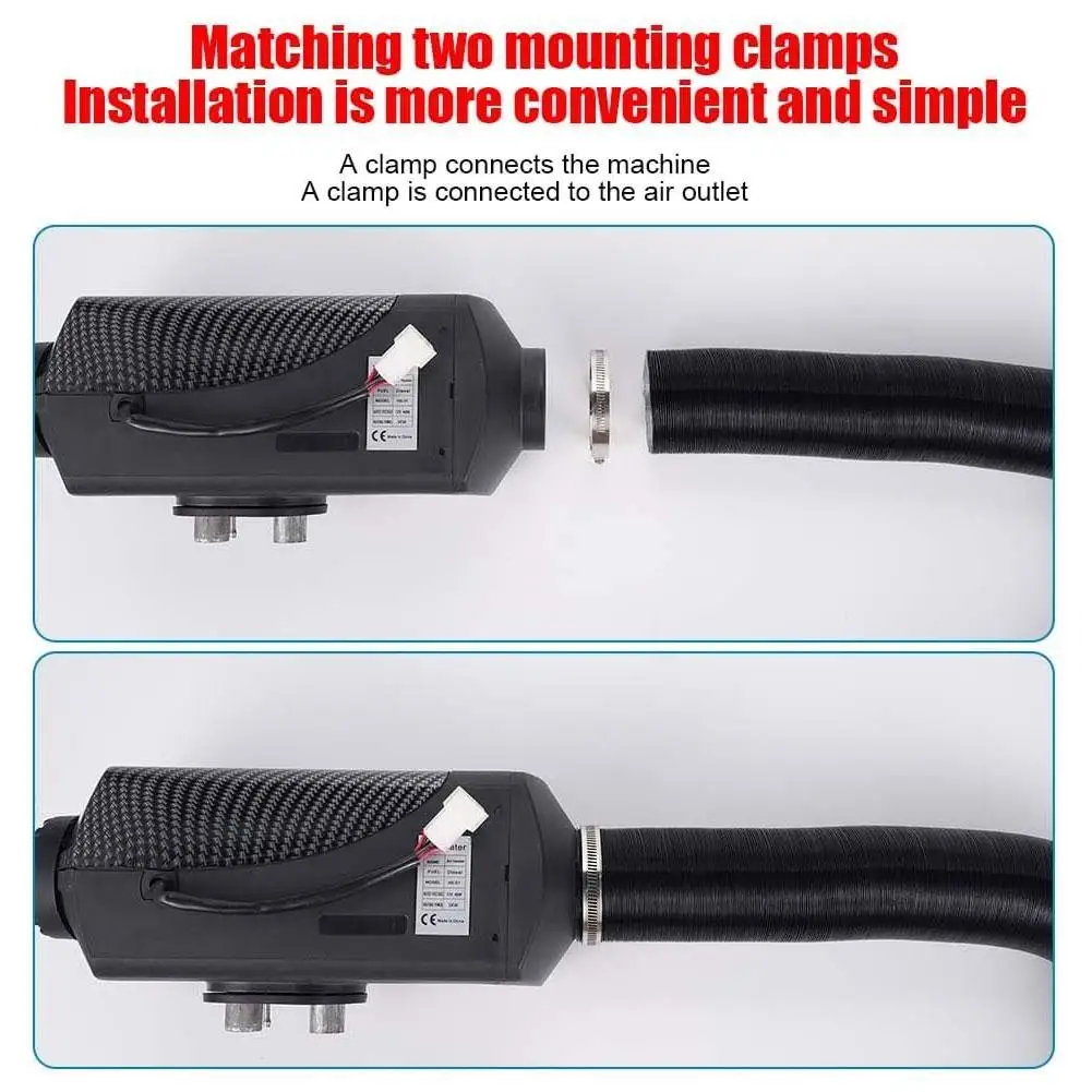 

Parking Heating Exhaust Pipe 75mm 5KW/8KW Diesel Heaters Pipe Parking Heater Air DuctParking Heater Air Duct