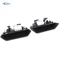 1 par de manijas exteriores de puerta trasera izquierda derecha negra para Jeep Compass 2007-2016 05115826AF 05115826AE piezas de repuesto de coche