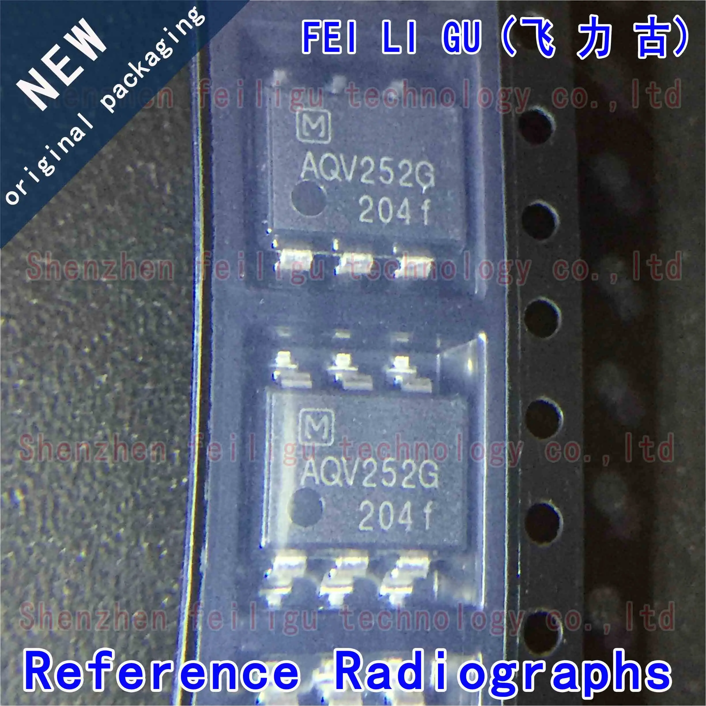 

1~30PCS 100% New original AQV252GAX AQV252G package:SMD-6P solid state relay-MOS output optocoupler