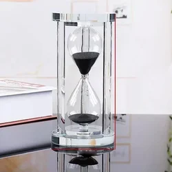 15-60 Minutes Hourglass Sand Timer Kitchen School Modern Crystal Hour Glass Sandglass Sand Clock Tea Timers Home Decoration Gift