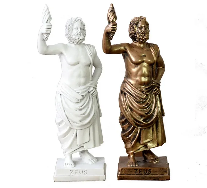 CREATIVE MURALS EUROPEAN-STYLE FIGURE DECORATION ZEUS SCULPTURE ARTWORK CREATIVE HOME DECORATION GREEK TOURIST ORNAMENTS