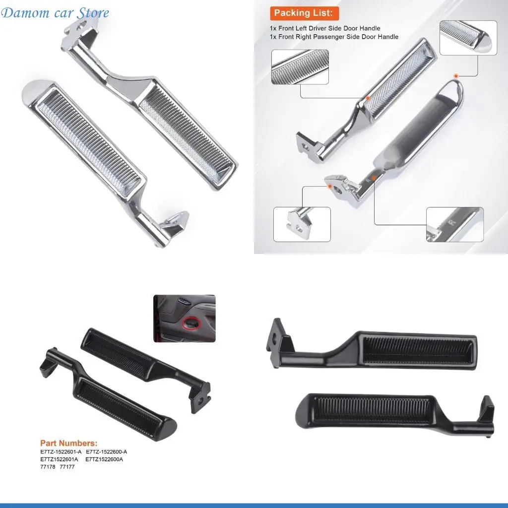 

A2UC Interior Door Handles Driver Passenger Side Interior Door Handle E7TZ1522600A