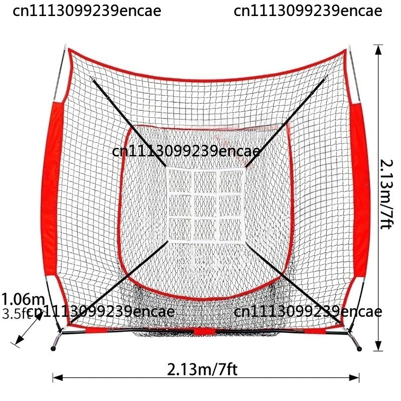 2.1X2.1m training net softball pitching practice net indoor and outdoor baseball softball strike net team building props
