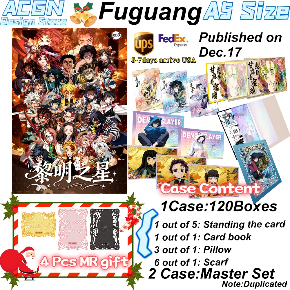 

Оптовая продажа, 2025, плавающий свет Dawn Star x, лезвие убийцы демонов, акриловая цветная бумага ACG CCG TCG, подарки для хобби