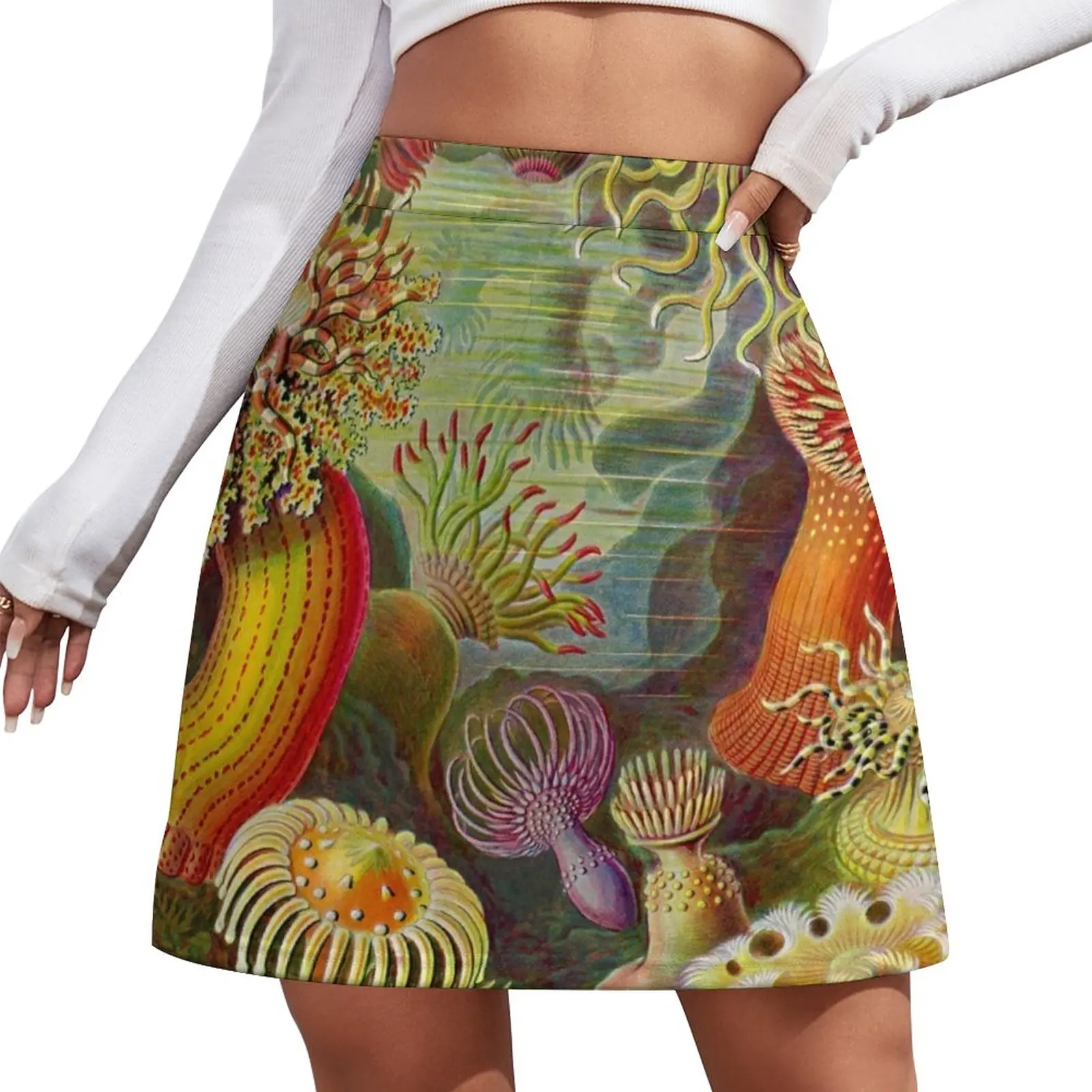 

Sea anemone - Ernst Haeckel Mini Skirt night club outfit Woman clothing