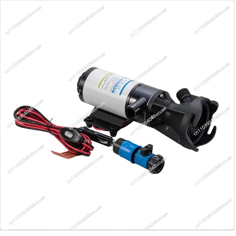 

For NEW RV Macerator Pump, 12V Self-priming Water Waste Pumps W/RV Connector & Hose, Dry Run Quick Release for RV Yacht