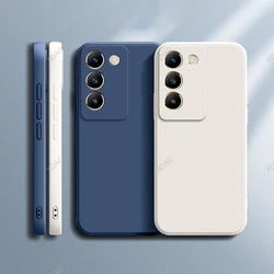 Square Liquid Soft Silicone Phone Case for VIVO V30 Lite V30Lite (ME) 5G 6.67