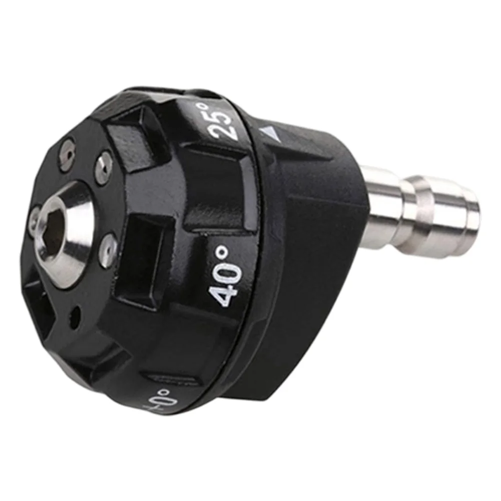 

6 in 1 Nozzle Connector with Adjustable Flow for Pressure Washing and Garden Irrigation Constructed from Metal Material