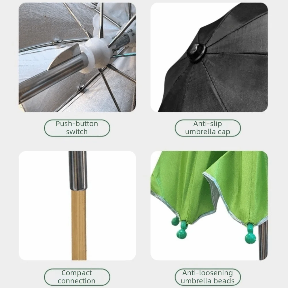 Detachable Plant Shade Umbrella Weatherproof UV Protection Plant Protecting Umbrella Decorative Garden Umbrella Shade