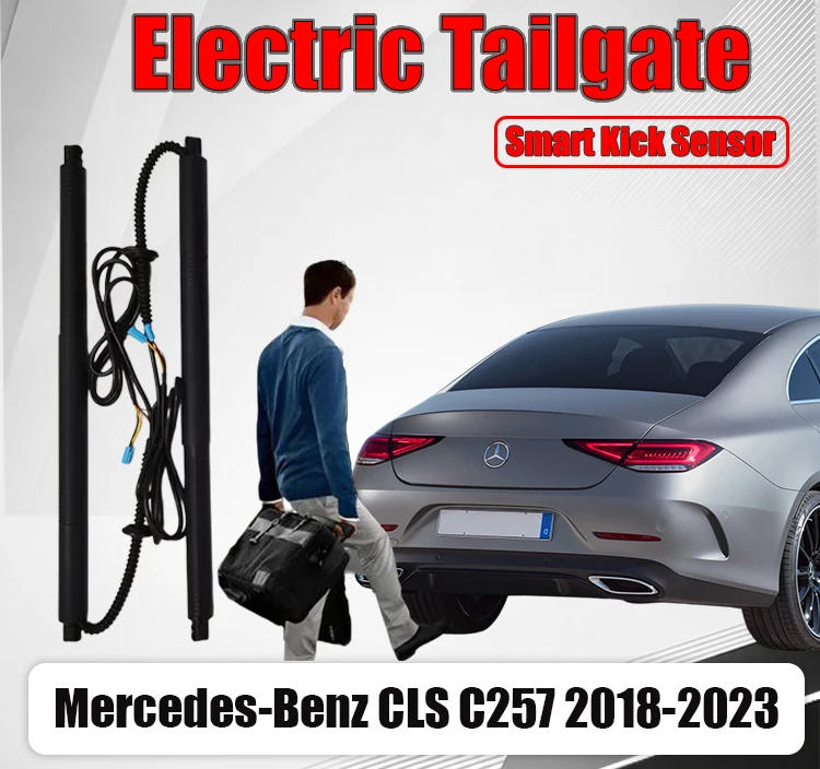 Electric Tailgate Upgrade Kit For Mercedes-Benz CLS C257 Power Lift Support Rods Auto Trunk Boot Lid Power Liftgate Modi