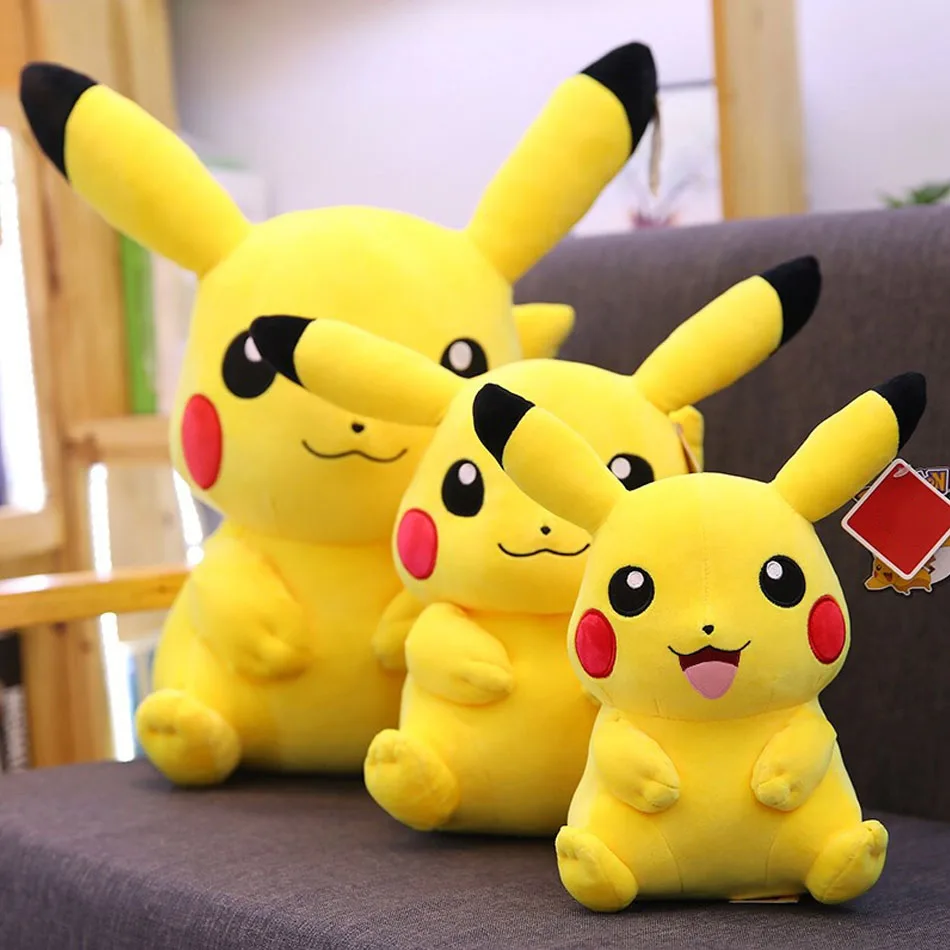 Cos Eevee Pikachu Cosplay Plüschtiere Pikachu Peluche Lucario Stofftier Puppe Sammlerstück Geschenk, Cartoon 20-30CM