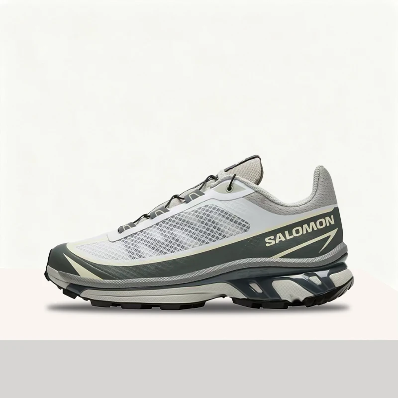 Salomon XT-6 FT: Secure-fitting, cushioned, breathable, moisture-wicking outdoor hiking boots for men and women, Gray 477743