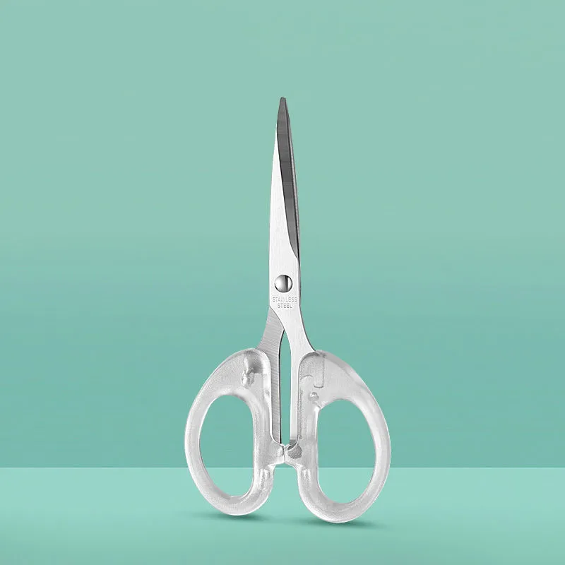 Stainless Steel Household Handmade Scissors Student Office Paper-cut Scissors Sharp and Small Sewing Scissors Household Tools