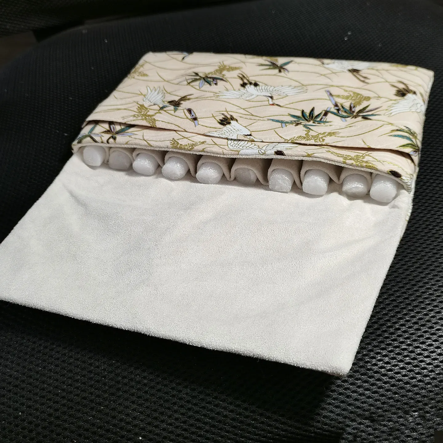 Original Handmade Pencil Bag DIY Personalized Pencil Bag 10-Hole Portable Pencil Bag Pen protection bag Pure cotton pencil case